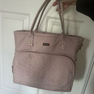 Blush Pink Quilted lunch box